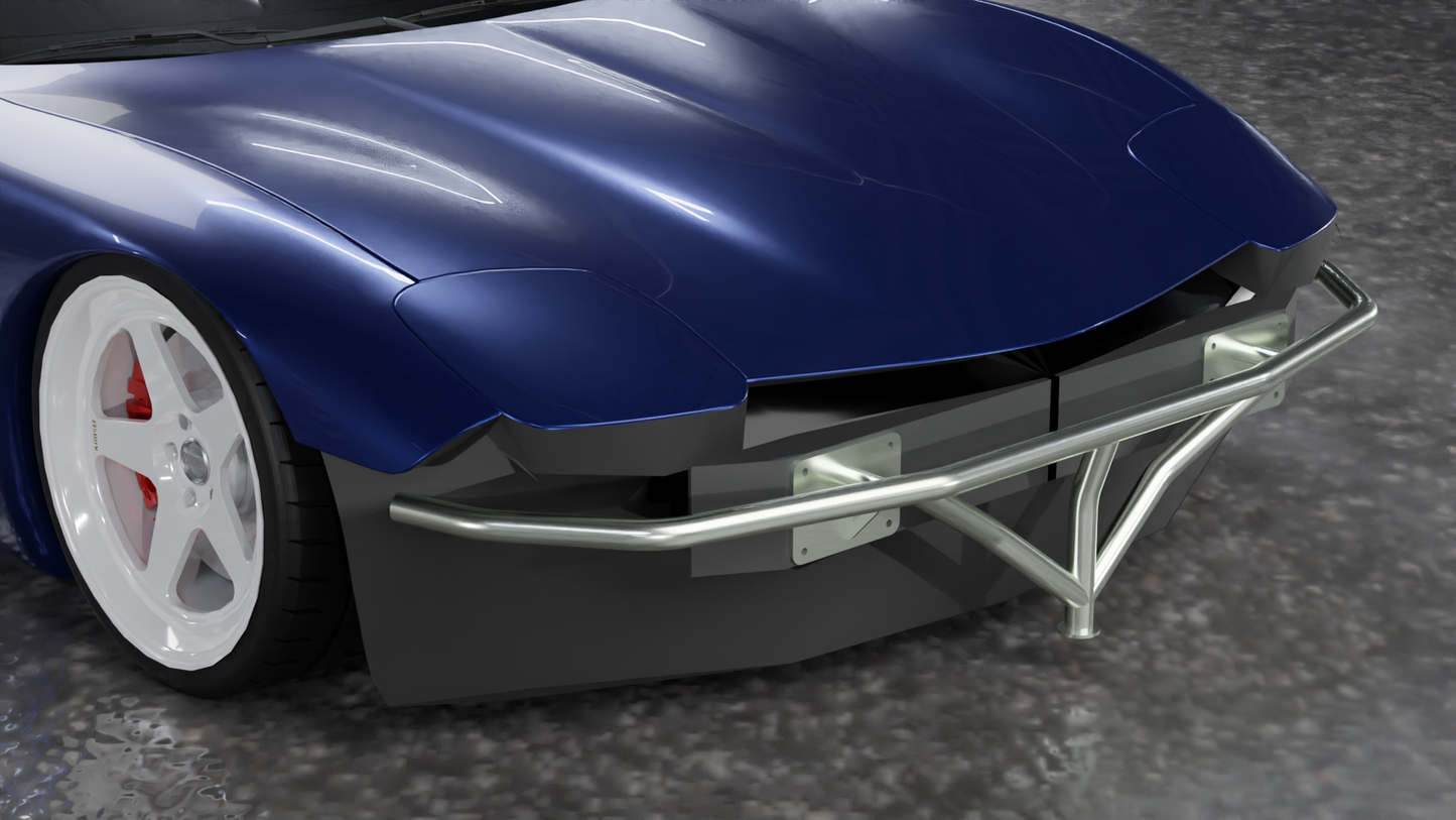 True Focus Fabrication - Chevrolet C5 Corvette - Standard Front Bash Bar