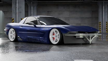 True Focus Fabrication - Chevrolet C5 Corvette - Standard Front Bash Bar
