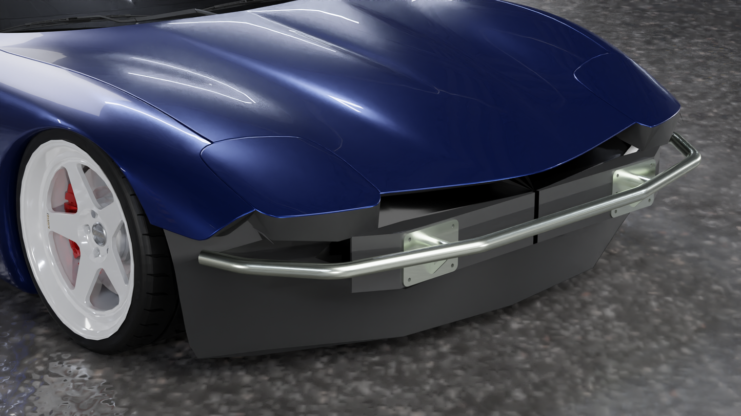 True Focus Fabrication - Chevrolet C5 Corvette - Standard Front Bash Bar