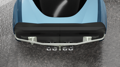 True Focus Fabrication - Chevrolet C6 Corvette - Standard Rear Bash Bar