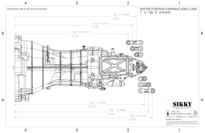 Sikky Manufacturing - Sikky CD009 Swap Relocation Shifter