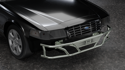 True Focus Fabrication - Ford Crown Victoria | Mercury Grand Marquis | Lincoln Town Car - Front Dual Row Bash Bar