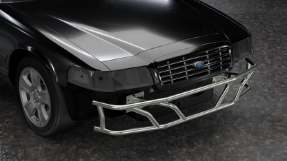 True Focus Fabrication - Ford Crown Victoria | Mercury Grand Marquis | Lincoln Town Car - Front Dual Row Bash Bar