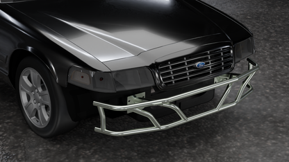 True Focus Fabrication - Ford Crown Victoria | Mercury Grand Marquis | Lincoln Town Car - Front Dual Row Bash Bar