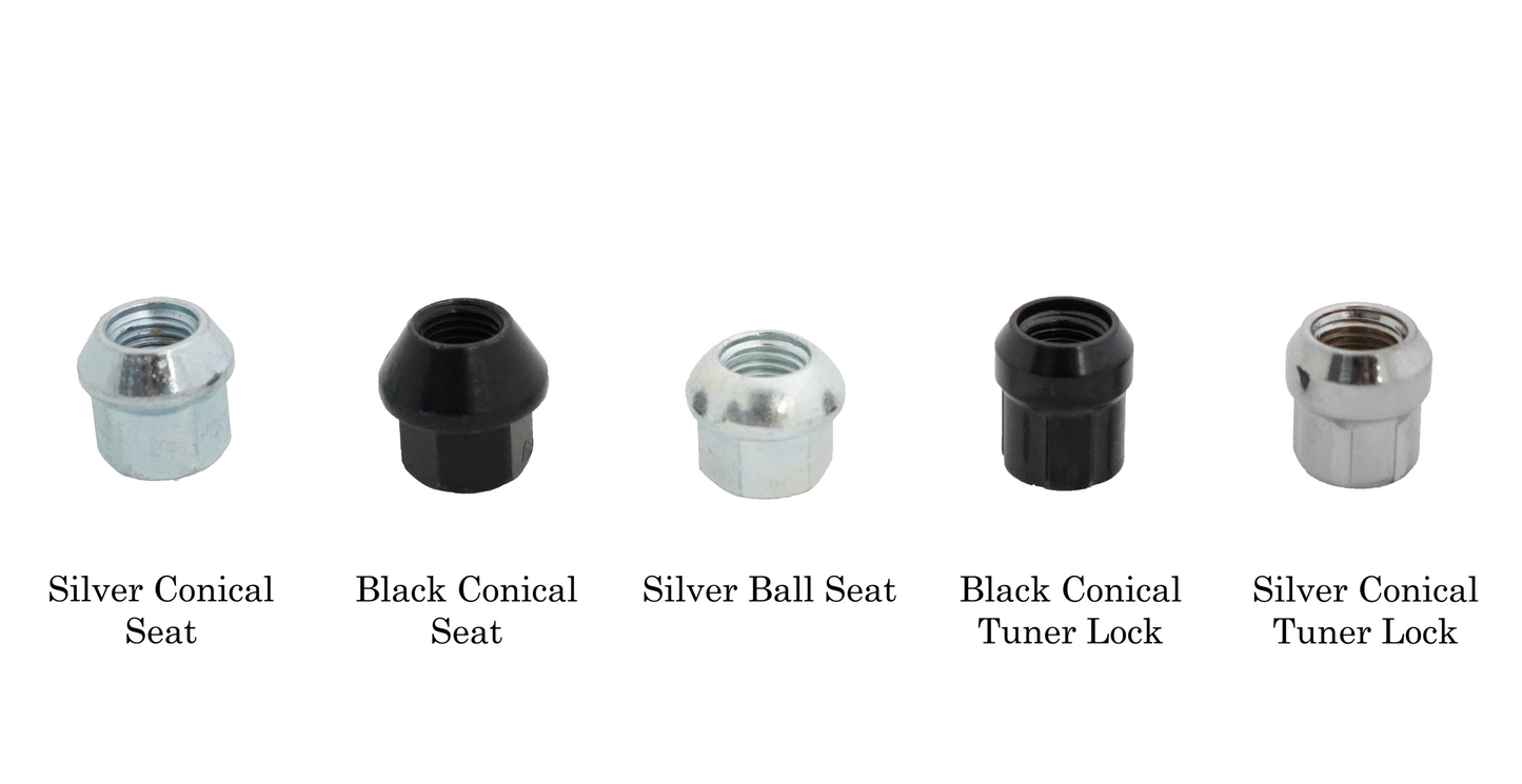 Motorsport Hardware - 86mm Black Race Stud Kit 12×1.5