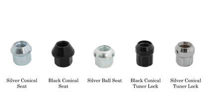 Motorsport Hardware - 86mm Black Race Stud Kit 12×1.5