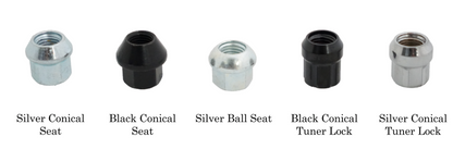 Motorsport Hardware - 44mm Black Race Stud Kit 12×1.5