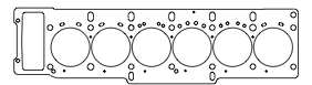 SCE Gasket - Pro Copper Head Gasket BMW 3.2L S54 6Cyl 3.437
