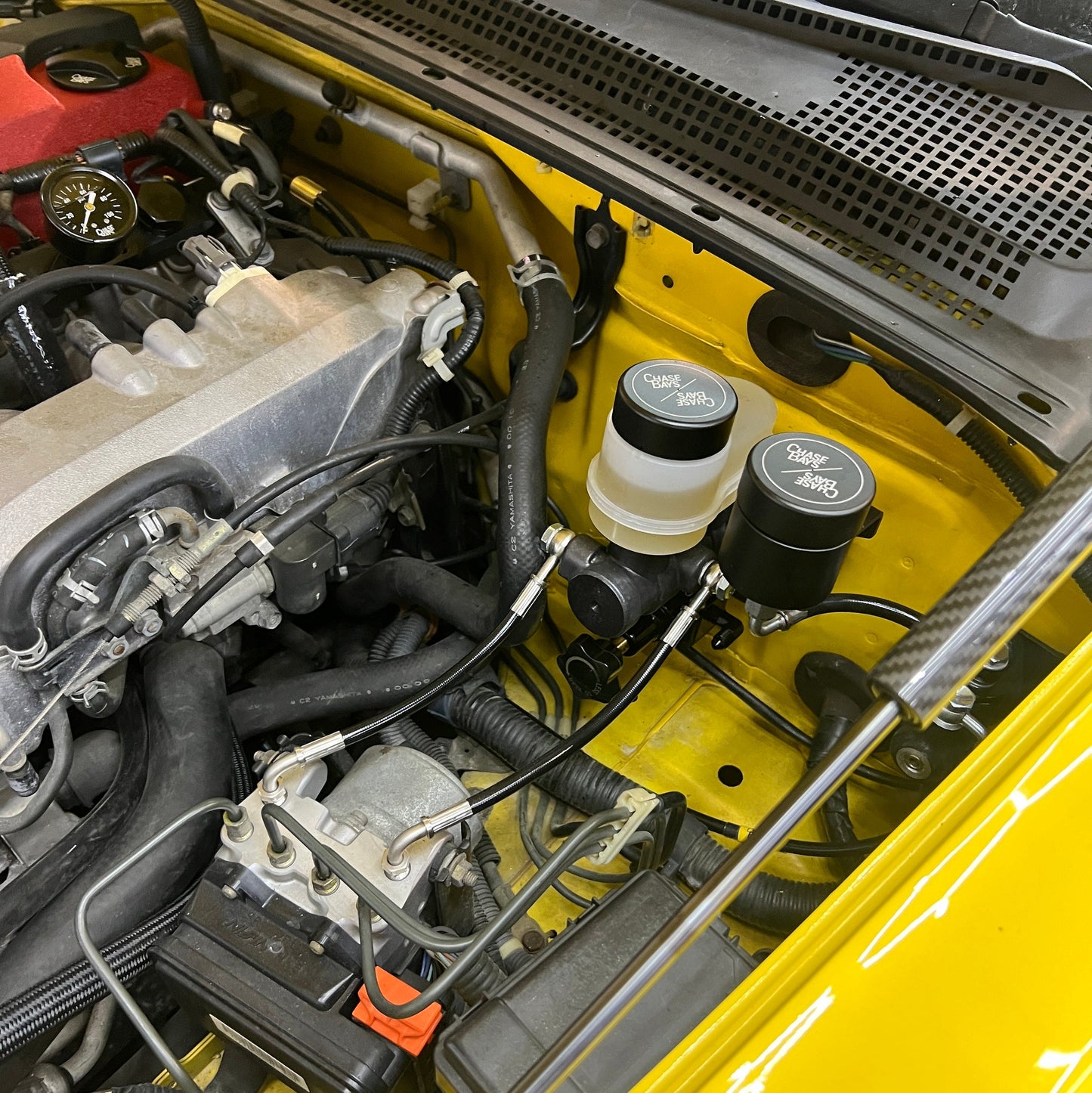 Chase Bays - Chase Bays ABS Brake Lines for Dual Piston Brake Booster Delete - Honda S2000