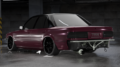 True Focus Fabrication - Toyota Cressida - Fourth Gen (1989 - 1992) - Standard Rear Bash Bar