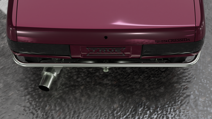 True Focus Fabrication - Toyota Cressida - Fourth Gen (1989 - 1992) - Standard Rear Bash Bar