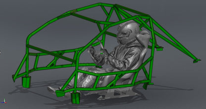 CAGEKITS - FRS / BRZ FD Spec Roll Cage - Gutted Doors