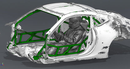 CAGEKITS - FRS / BRZ FD Spec Roll Cage - Gutted Doors