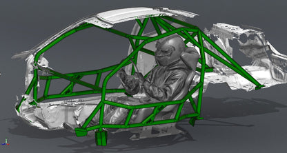 CAGEKITS - FRS / BRZ FD Spec Roll Cage - Gutted Doors