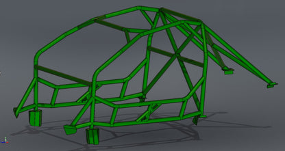 CAGEKITS - Corvette C5 FD Spec Roll Cage - Non-Gutted Doors
