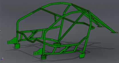 CAGEKITS - Corvette C5 FD Spec Roll Cage - Gutted Doors
