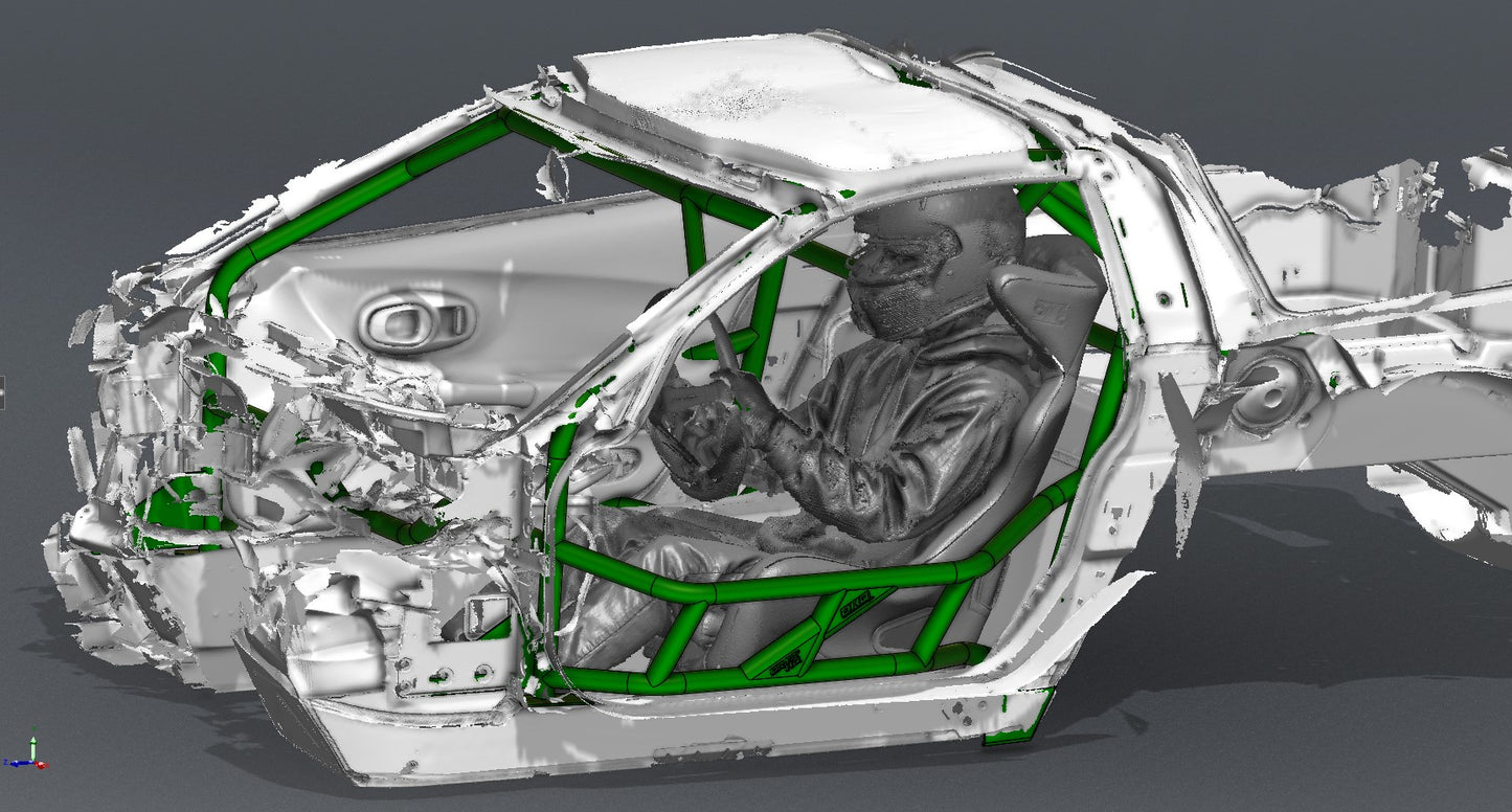 CAGEKITS - Corvette C5 FD Spec Roll Cage - Gutted Doors