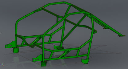 CAGEKITS - Corvette C6 FD Spec Roll Cage - Non-Gutted Doors