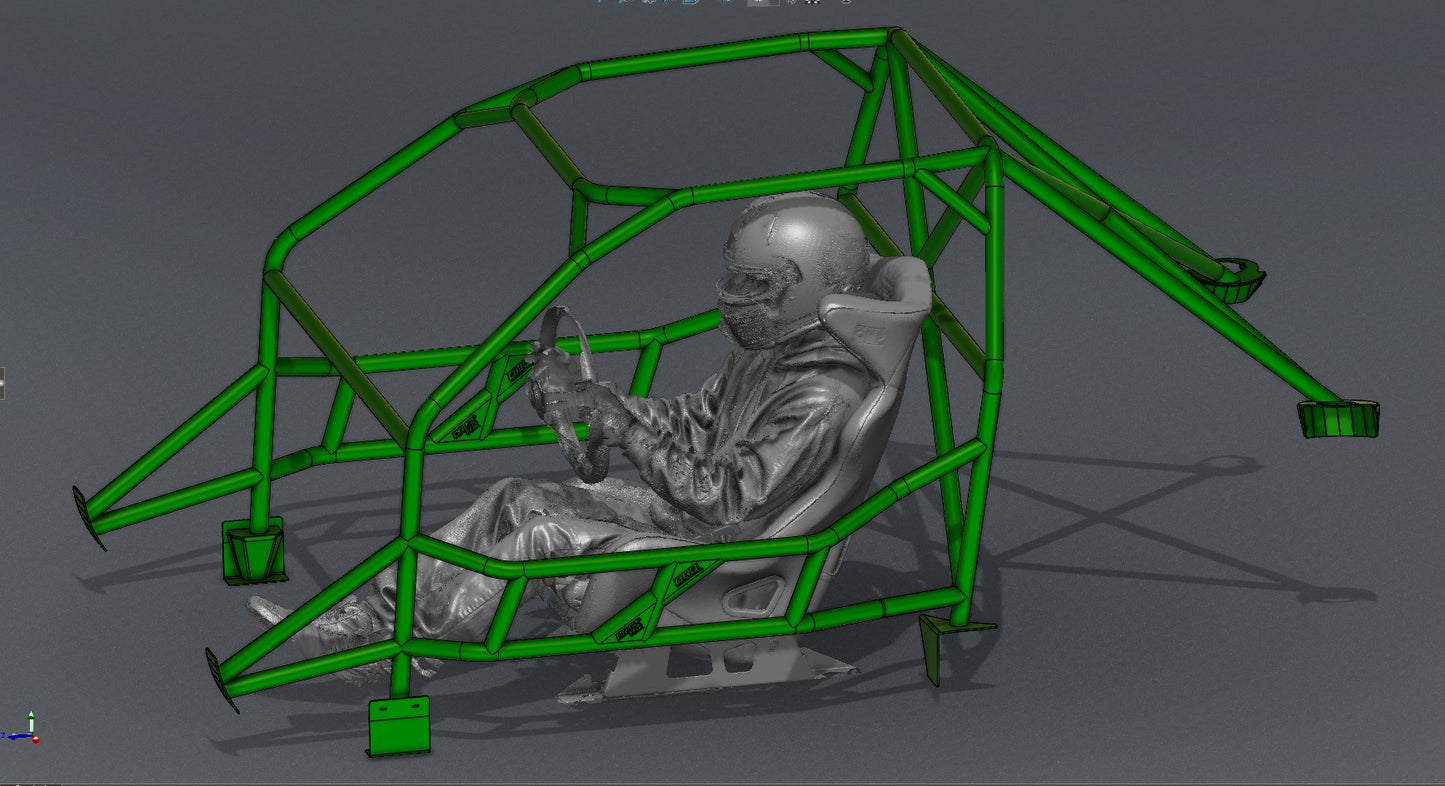 CAGEKITS - E36 Coupe FD Spec Roll Cage - Gutted Doors
