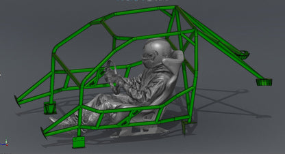 CAGEKITS - E36 Coupe FD Spec Roll Cage - Gutted Doors