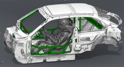 CAGEKITS - E36 Coupe FD Spec Roll Cage - Gutted Doors