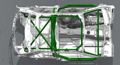 CAGEKITS - E36 Coupe FD Spec Roll Cage - Gutted Doors
