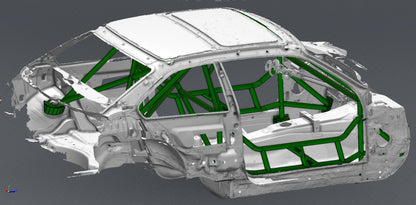 CAGEKITS - E36 Coupe FD Spec Roll Cage - Non-Gutted Doors