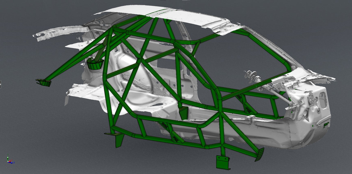 CAGEKITS - E36 Coupe FD Spec Roll Cage - Non-Gutted Doors