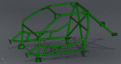 CAGEKITS - E36 Sedan FD Spec Roll Cage - Non-Gutted Doors