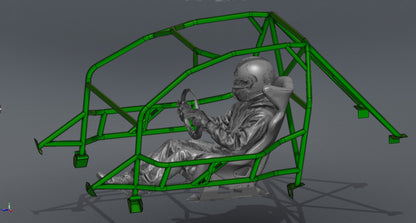 CAGEKITS - E46 Coupe FD Spec Roll Cage - Gutted Doors