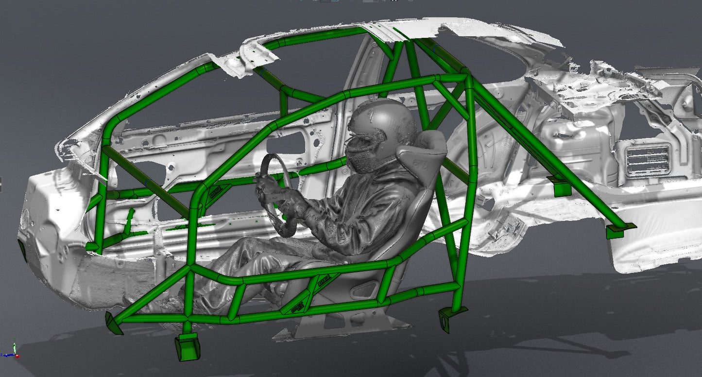 CAGEKITS - E46 Coupe FD Spec Roll Cage - Gutted Doors