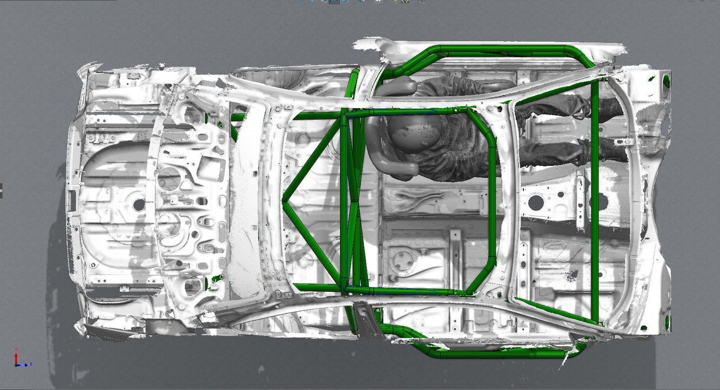 CAGEKITS - E46 Coupe FD Spec Roll Cage - Gutted Doors