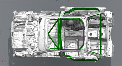 CAGEKITS - E46 Coupe FD Spec Roll Cage - Gutted Doors