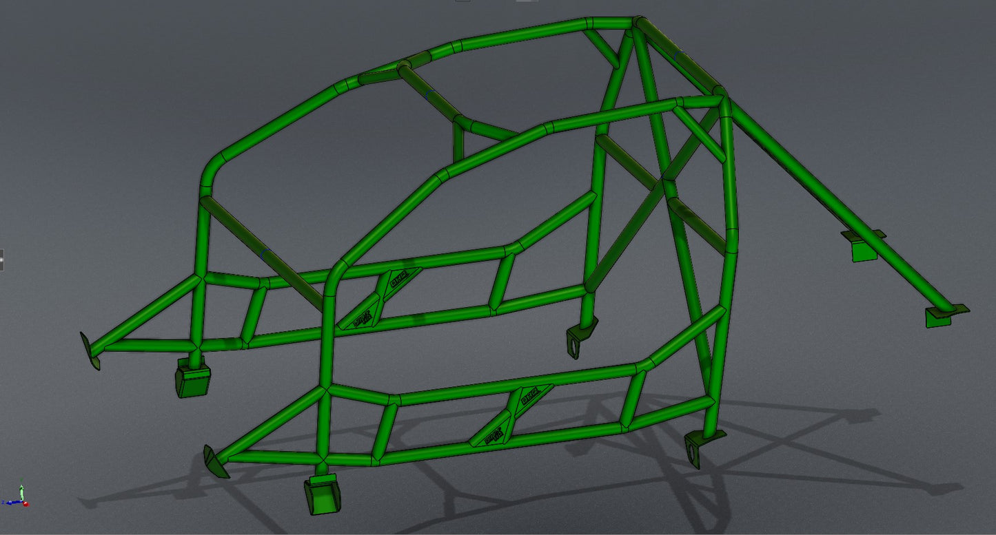 CAGEKITS - E46 Coupe FD Spec Roll Cage - Non-Gutted Doors
