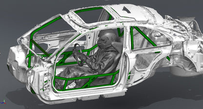 CAGEKITS - E46 Coupe FD Spec Roll Cage - Non-Gutted Doors