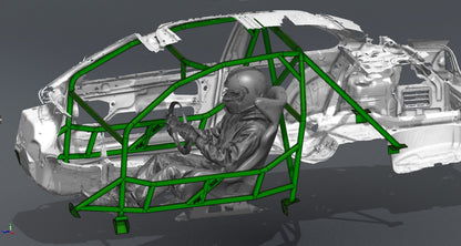 CAGEKITS - E46 Coupe FD Spec Roll Cage - Non-Gutted Doors