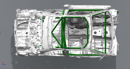 CAGEKITS - E46 Coupe FD Spec Roll Cage - Non-Gutted Doors