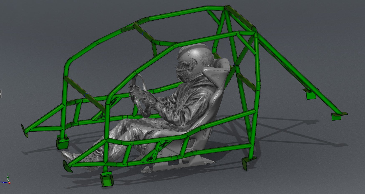 CAGEKITS - E46 Sedan FD Spec Roll Cage - Gutted Doors