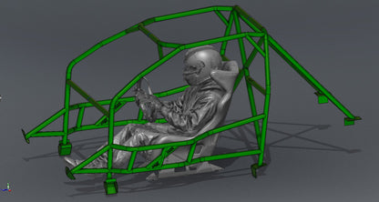 CAGEKITS - E46 Sedan FD Spec Roll Cage - Gutted Doors
