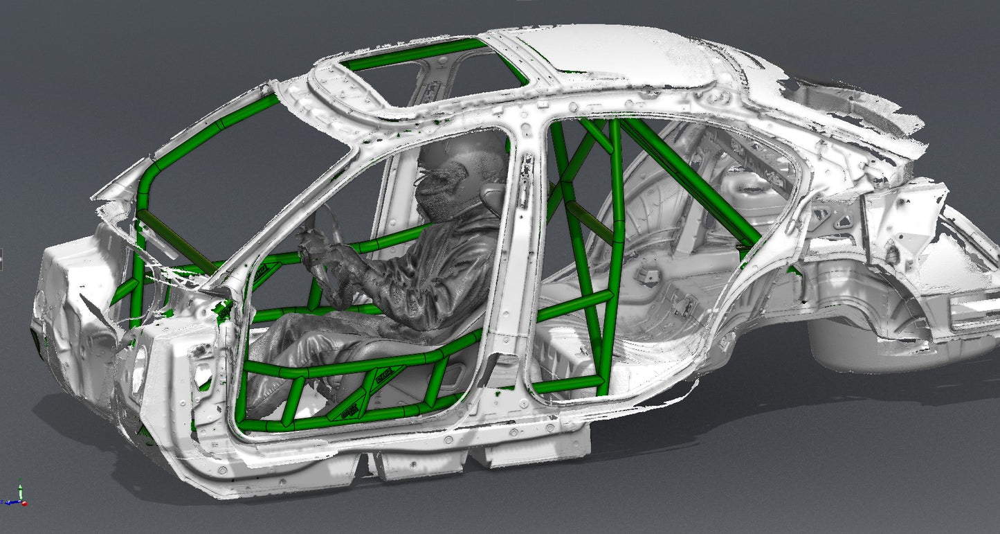 CAGEKITS - E46 Sedan FD Spec Roll Cage - Gutted Doors