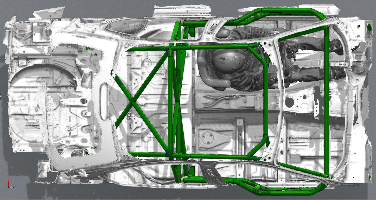 CAGEKITS - E46 Sedan FD Spec Roll Cage - Gutted Doors