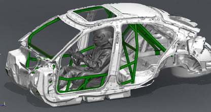 CAGEKITS - E46 Sedan FD Spec Roll Cage - Non-Gutted Doors