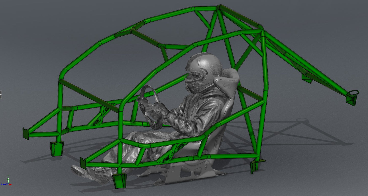 CAGEKITS - E90 Sedan FD Spec Roll Cage - Gutted Doors