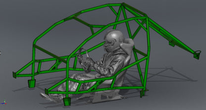 CAGEKITS - E90 Sedan FD Spec Roll Cage - Gutted Doors