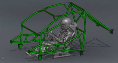 CAGEKITS - E90 Sedan FD Spec Roll Cage - Non-Gutted Doors