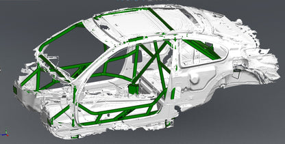 CAGEKITS - E92 Coupe FD Spec Roll Cage - Gutted Doors