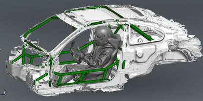 CAGEKITS - E92 Coupe FD Spec Roll Cage - Non-Gutted Doors