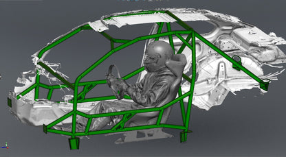 CAGEKITS - E92 Coupe FD Spec Roll Cage - Non-Gutted Doors