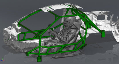 CAGEKITS - MAZDA RX7 FC - FD Spec Roll Cage - Gutted Doors