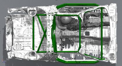 CAGEKITS - MAZDA RX7 FC - FD Spec Roll Cage - Gutted Doors